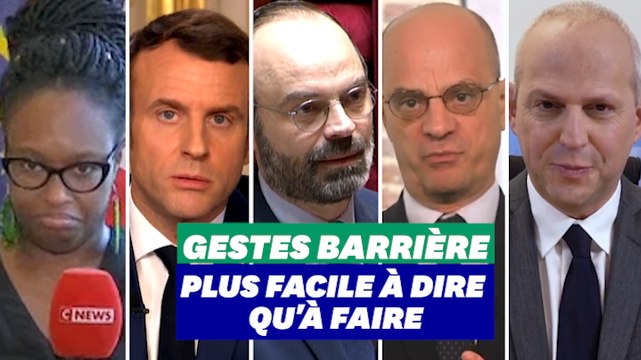 Respecter les gestes barrière ? Même le gouvernement s'y perd...