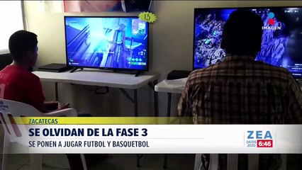 Se olvidan de la Fase 3 y se ponen a jugar futbol
