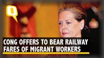‘Will Bear Cost of Migrant Workers' Rail Travel’: Sonia Gandhi