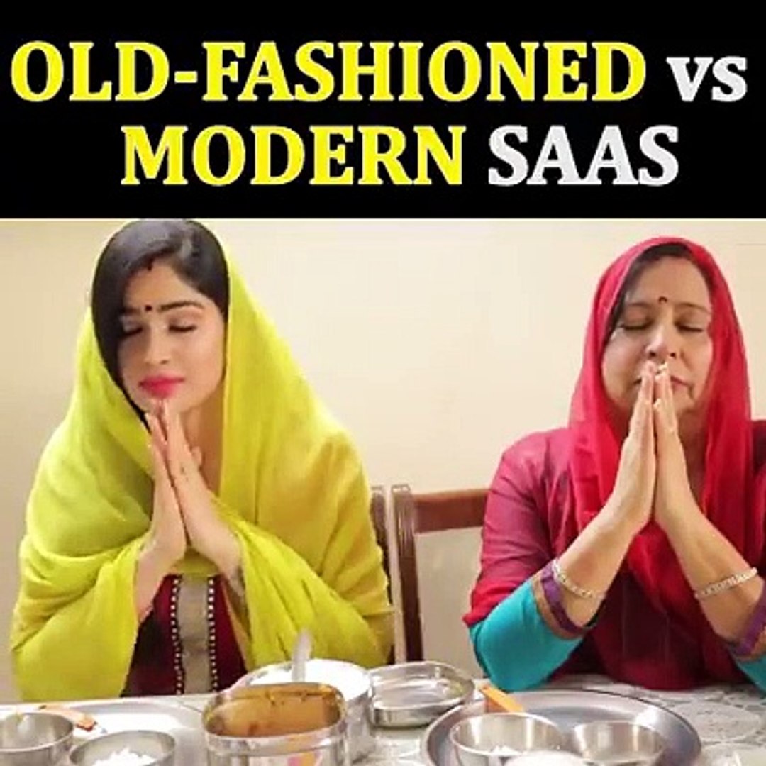 Modern vs old || watch full comedy video || saas or bahu - video Dailymotion