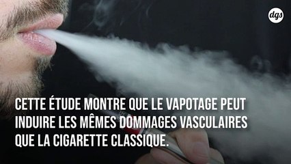 La cigarette électronique ne réduirait pas les dommages vasculaires
