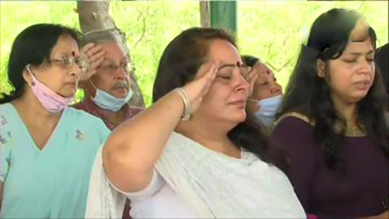 Colonel Ashutosh Sharma's last rites with military honours