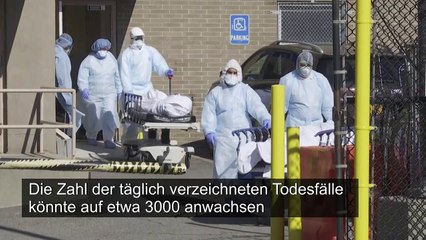 US-Behörde: Bis zu 200.000 neue Corona-Fälle täglich