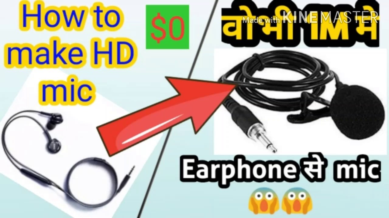How to make HD mic at home /वोभी 1m में