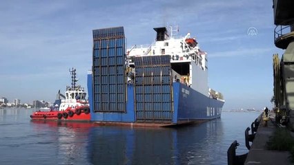 Suudi Arabistan'da mahsur kalan 64 tır şoförü İskenderun'a getirildi