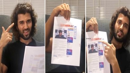 Vijay Deverakonda Slipper Shot To A Gossip Website | Oneindia Telugu