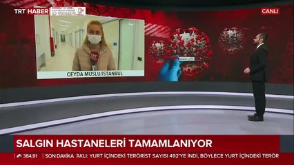 Atatürk Havalimanı'ndaki hastanenin içinden görüntüler