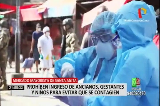 Prohíben el ingreso de ancianos, gestantes y niños a los mercados durante el Estado de Emergencia
