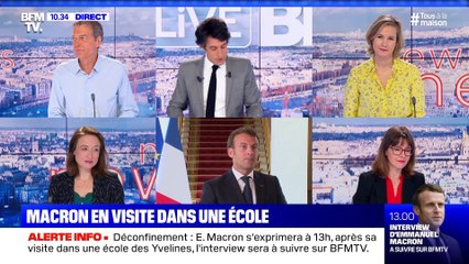 Macron en visite dans une école (2) - 05/05