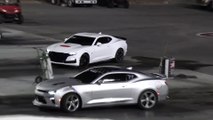 2020 Camaro SS vs 2018 Camaro and vs Mustang GT and more - drag racing