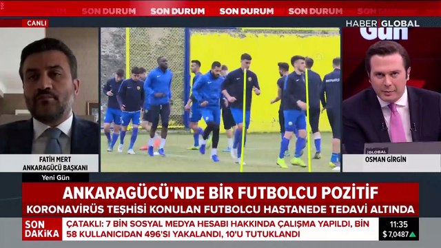 Ankaragücü'nde bir futbolcunun koronavirüs testi pozitif çıktı!