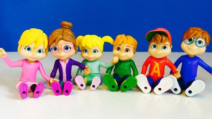 Alvin  and the CHIPMUNKS and CHIPETTES Toy Figure Unboxing Opening-