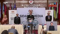 Health Director-General Datuk Dr Noor Hisham Abdullah holds his daily press conference on the Covid-
