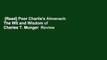 [Read] Poor Charlie's Almanack: The Wit and Wisdom of Charles T. Munger  Review