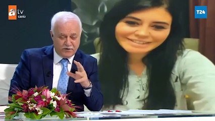 Ebru Polat'tan Nihat Hatipoğlu'na videolu soru