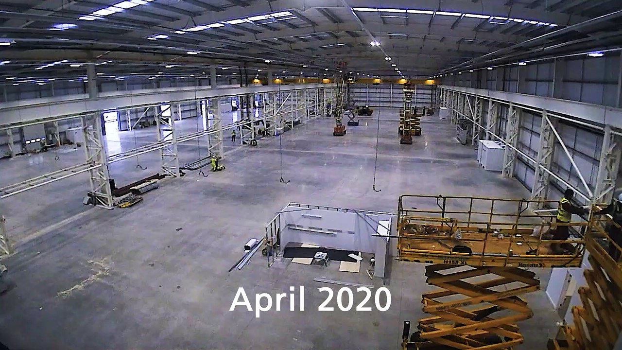 Timelapse footage showing the construction of Nightingale North East
