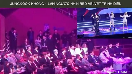 Jungkook Không 1 Lần Ngước Nhìn Red Velvet Trình Diễn