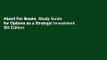 About For Books  Study Guide for Options as a Strategic Investment 5th Edition  For Free