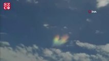 Gökyüzünde aniden ortaya çıkan gizemli ışık şaşırttı