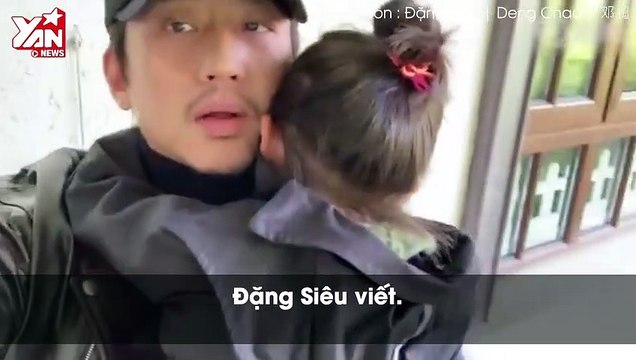 Cộng đồng mạng tan chảy khi ông bố mặn nhất Cbiz dỗ con gái