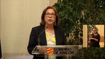 Dimite Pilar Ventura, consejera de Sanidad de Aragón