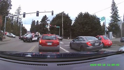 Girl Struck in Cross Walk by Cop Car