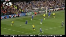 Iniesta y el gol al último minuto al Chelsea en la Champions League 08 09