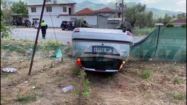 PERMBYSET MAKINA NE ELBASAN, PLAGOSEN DY PERSONA - News, Lajme - Kanali 7