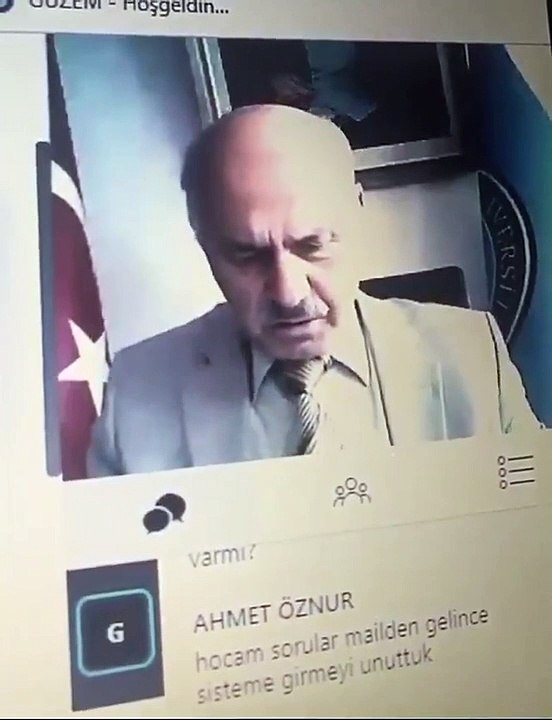 Gazi Üniversitesi Fen Edebiyat Fakültesi Dekanı Orhan Acar kameranın açık olduğunu unuttu