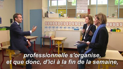 Déconfinement: les parents d'élèves doivent être informés "d'ici à la fin de semaine" (Macron)
