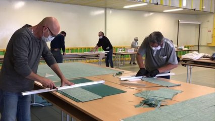 Anglure fabrique ses propres masques