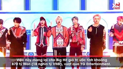 Big Hit chính thức vượt mặt YG, nguy cơ bị loại khỏi Big 3 không còn xa