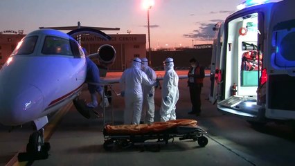Sağlık Bakanlığı ambulans uçağı, Sudan’daki Covid-19’lu Türk hastayı yurda getirdi