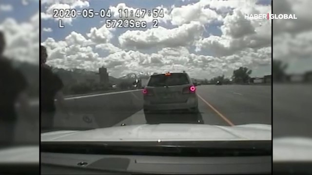 Arabayla Kaliforniya'ya Lamborghini almak için yola çıkan çocuk polise yakalandı