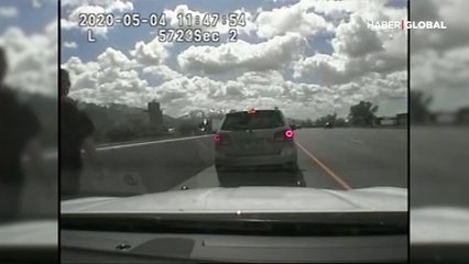 Arabayla Kaliforniya'ya Lamborghini almak için yola çıkan çocuk polise yakalandı