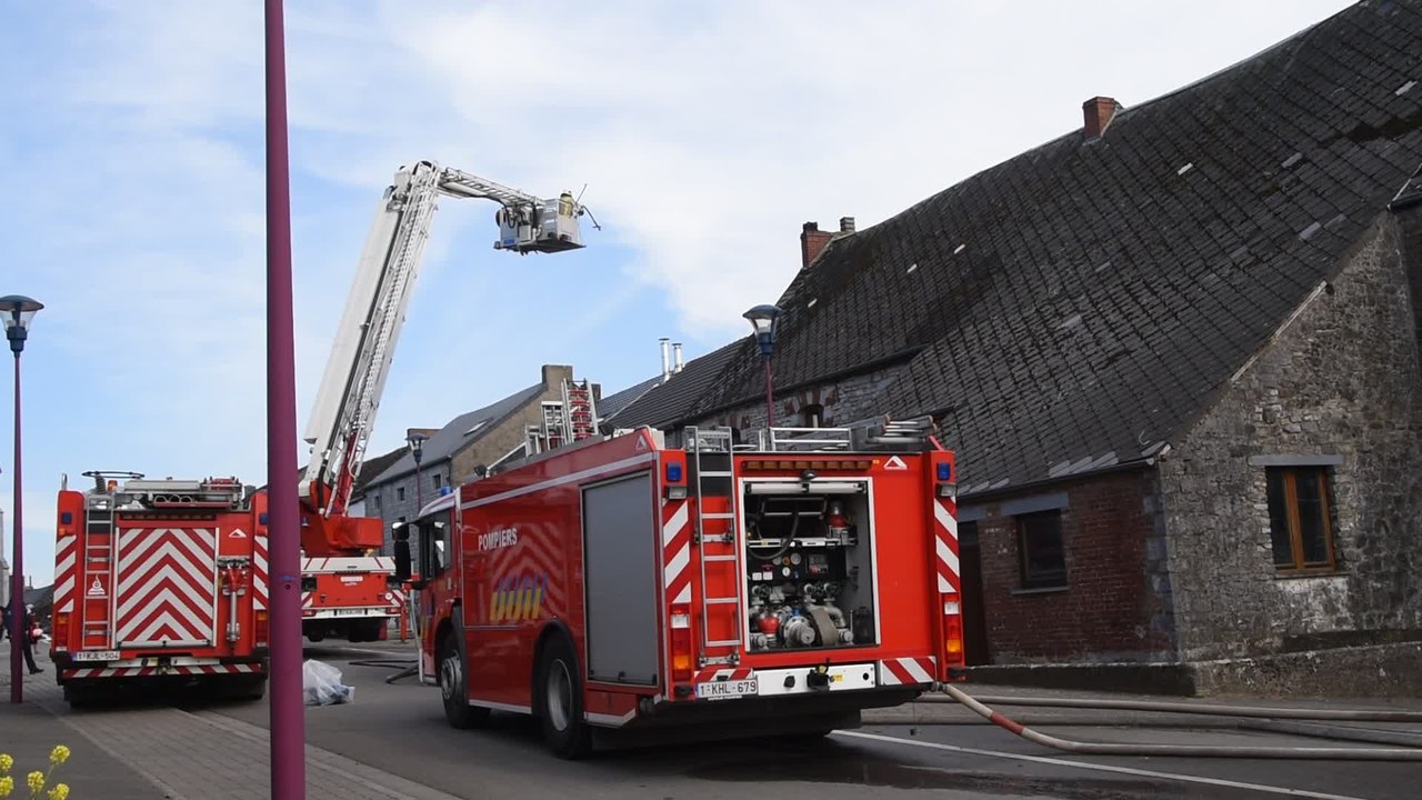 Cerfontaine: début d'incendie dans une habitation à Senzeilles (05.05.20)