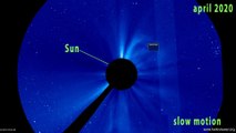 3 objects that pass near the sun are captured on camera