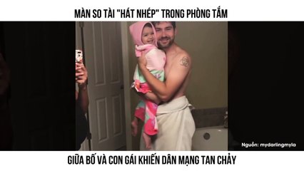 TRONG PHÒNG TẮM GIỮA BỐ VÀ CON GÁI KHIẾN DÂN MẠNG TAN CHẢY