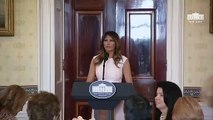 Melania Trump Donates Boxed Lunches To NIH Facility