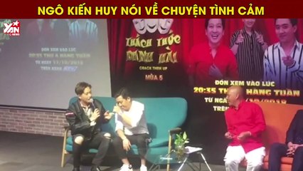 Ngô Kiến Huy nói về chuyện tình cảm