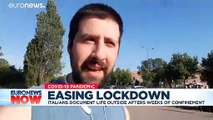 Coronavirus: Euronews journalist on his first day of freedom after Italy's lockdown is lifted