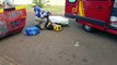 Jovem fica ferida após se envolver em colisão com carro no Bairro Coqueiral