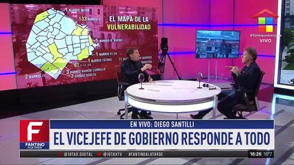 Santilli: "No paso el pico de contagios, hay que ser graduales"