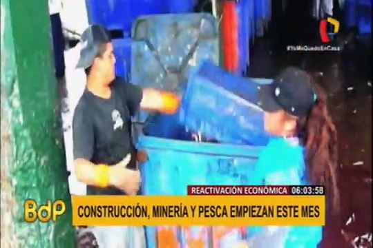 Se reactivará las Construcciones, Mineras y la Pesca para impulsar el crecimiento económico