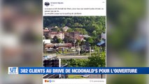 Saint-Etienne : 382 clients au Mc Do' pour la réouverture