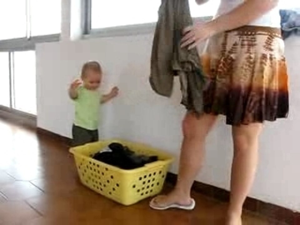 j'étends mon linge!