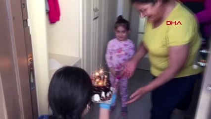 Muğla Aysima'ya polisten 'doğum günü' sürprizi