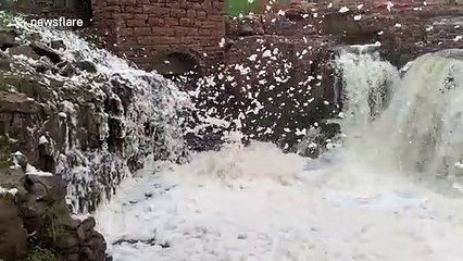 Wind and water create a FOAM tornado in South Dakota