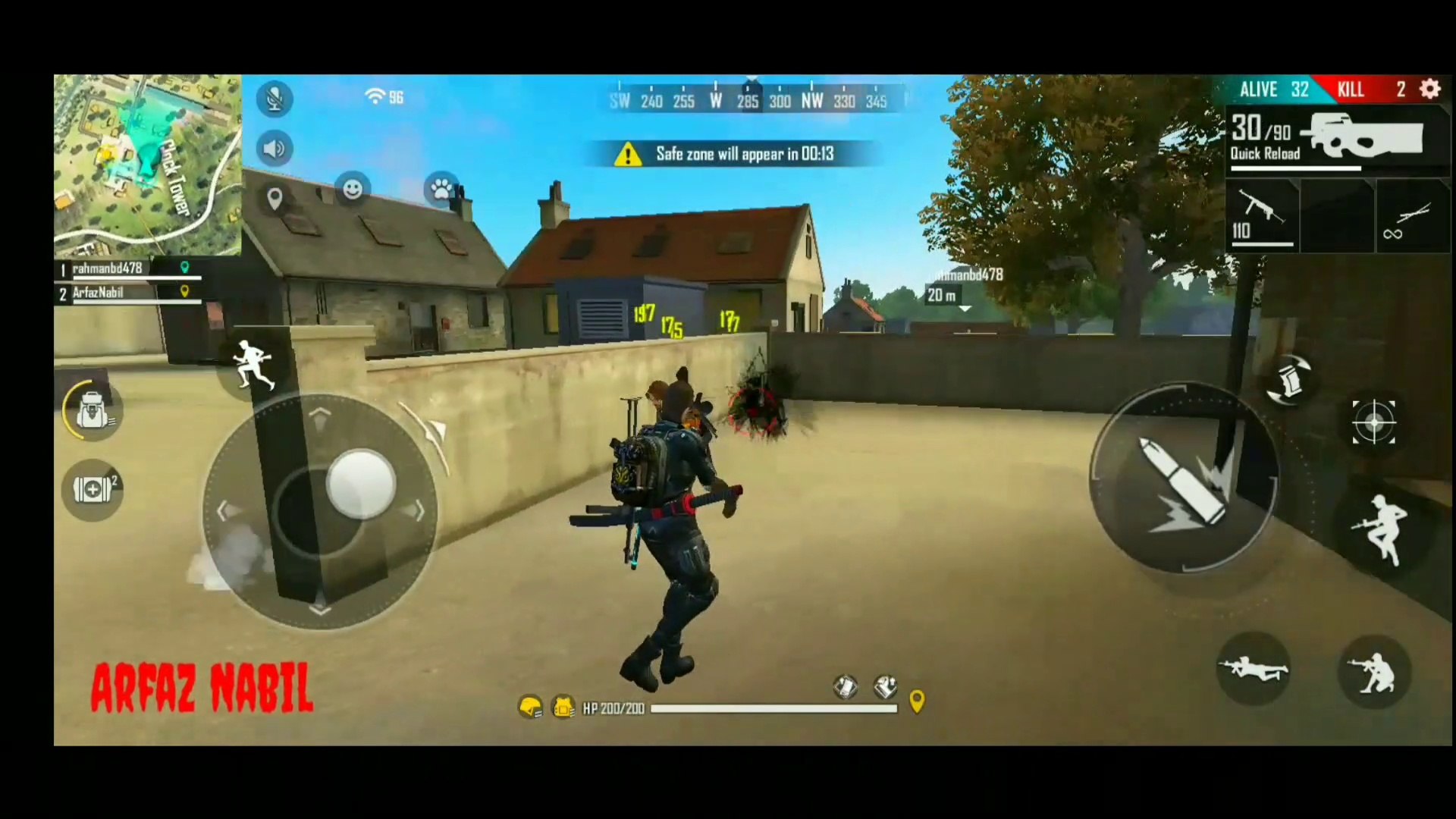 ⁣Free Fire Gaming live || Arfaz Nabil