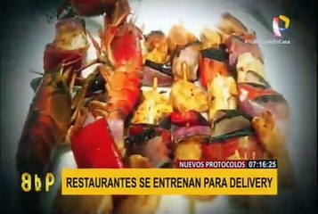 Restaurantes se alistan para realizar repartos a domicilio